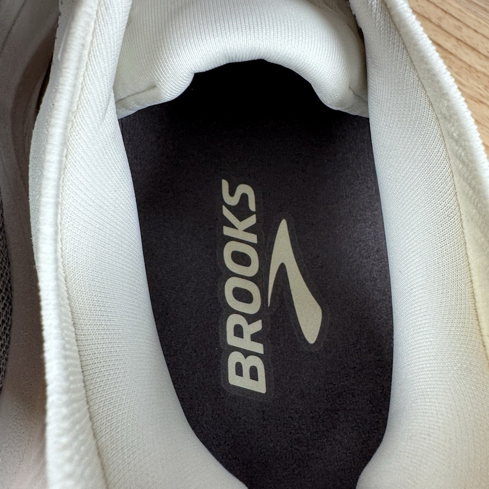 Brooks Glycerin 23 Mens 11 D Coconut Bleached Sand Grey Road Running Shoes - Picture 10 of 12